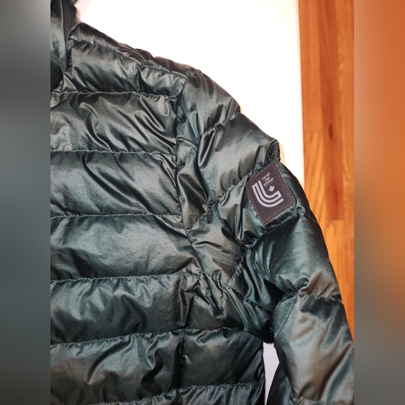LOLE Emeline 700 Fill Duck Down Hooded Quilted Puffer Jacket SZ SM - Picture 4 of 10
